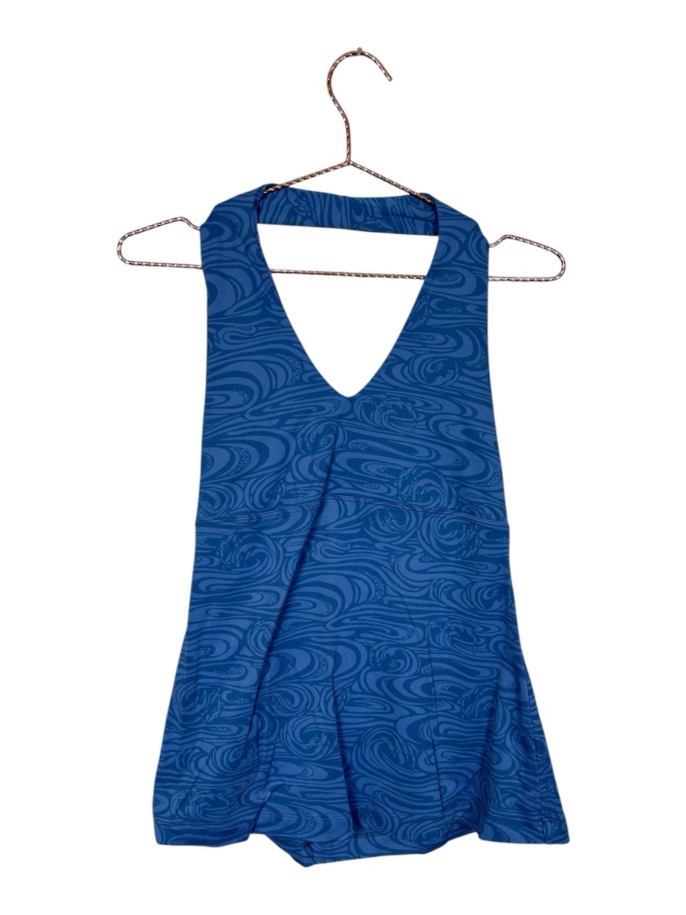 Patagonia Blue Swirl Halter Tank Top